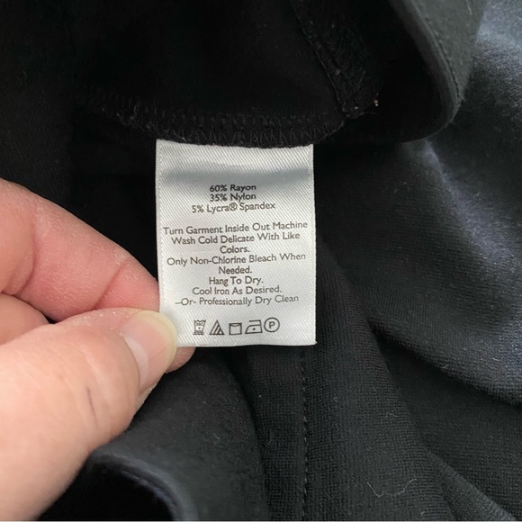 Eddie Bauer Stretch Knit Pull On Pants Trousers Flat Front Size 6 - Picture 9 of 12